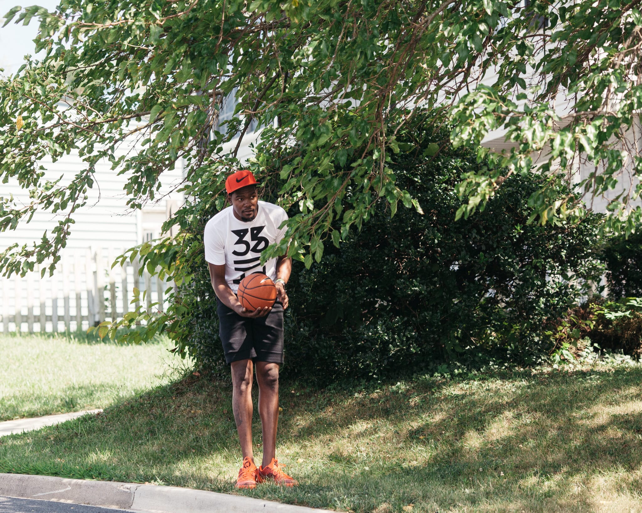 Kevin Durant Day in the Life for Nike. (Photo by Jared Soares)